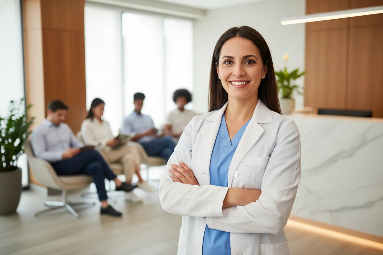 Fotos com IA para consultórios e clínicas que geram confiança
