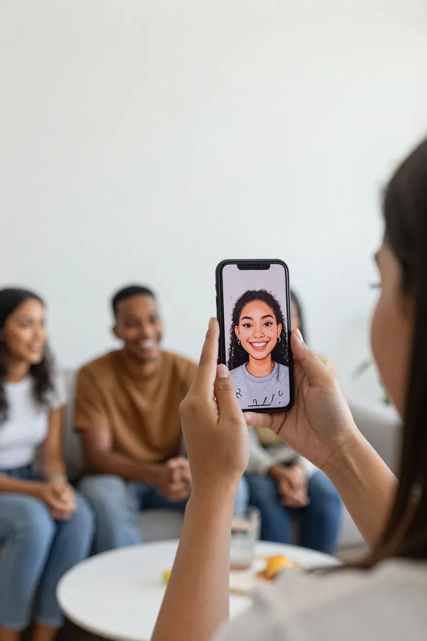 Fazer Foto Virar Desenho - Depois