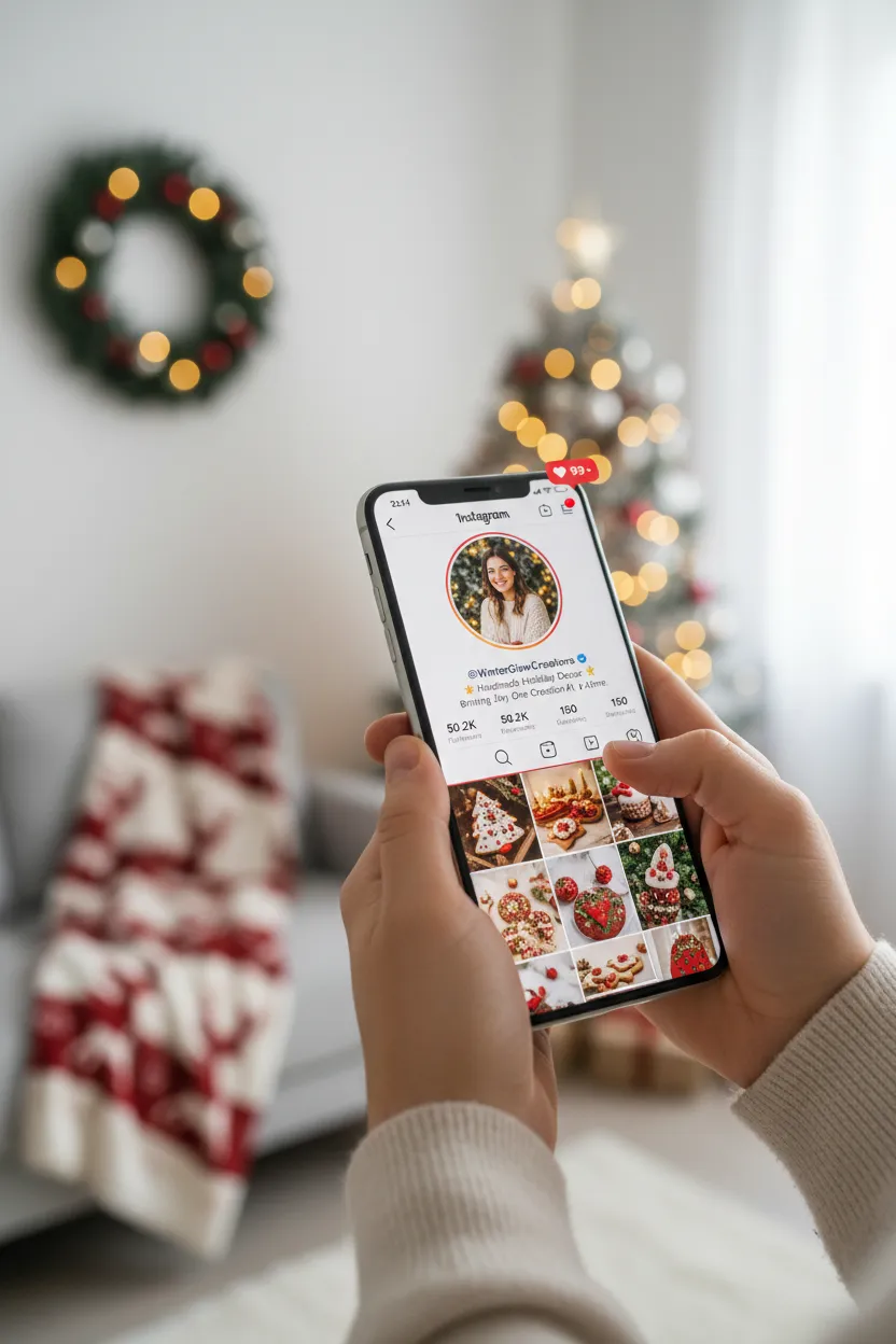 Foto de Natal individual e elegante - Depois