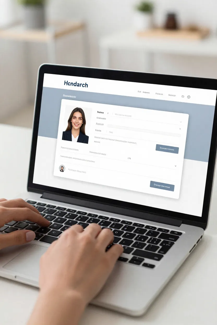 Foto para Currículo Feminino - Depois