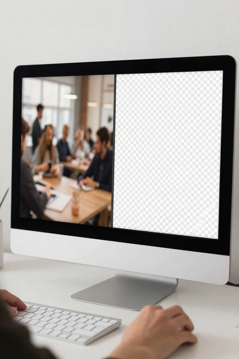 Foto sem Fundo - Depois