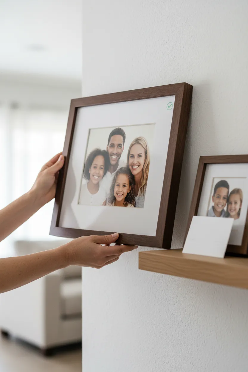 Retrato de família elegante, sem estúdio - Depois