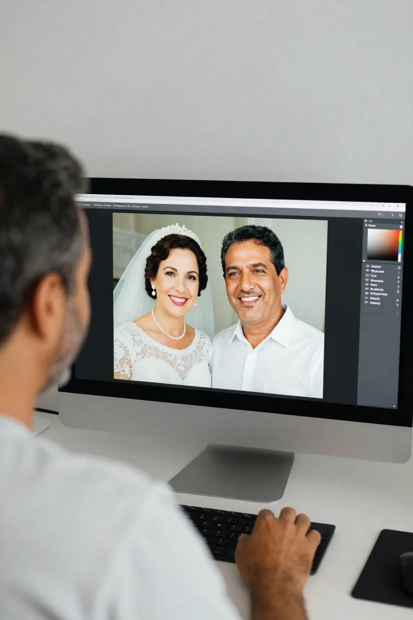 Melhorar Foto Antiga - Depois