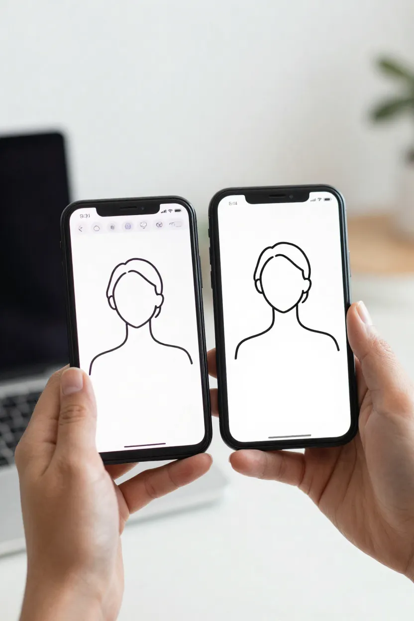 Transformar Foto em Desenho Minimalista - Depois