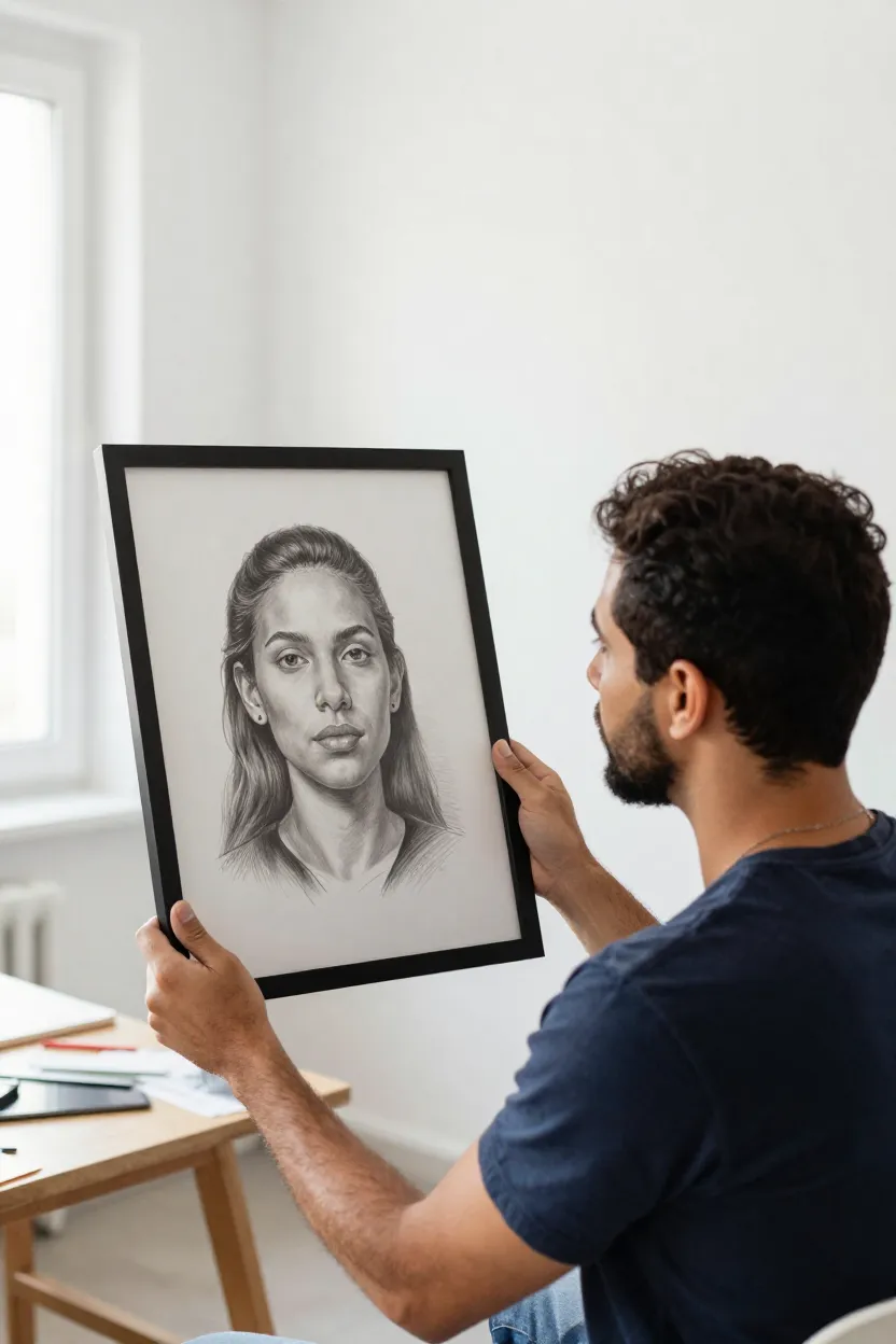 Transformar Fotos em Desenhos a Lápis - Depois